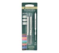 Monteverde - Recambio para bolígrafos Lamy (trazo suave, punta media, 2 unidades), color azul y negro