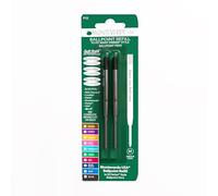 Monteverde - Recambio para bolígrafos Parker (trazo suave, punta media, 2 unidades), color negro