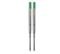 Monteverde - Recambio para bolígrafos Sheaffer (trazo suave, punta media, 2 unidades), color verde
