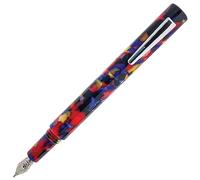 MONTEVERDE USA MVP Pluma estilográfica, cartucho, cuentagotas (rompecabezas rojos), punta Omniflex