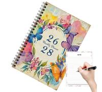 Monthly Planner Notebook - Paper A5, 3-Year Agenda | 2026-2028 Planning Journal With 100 Pages, To-Do List Organizer For Students, Teachers, Kids, Teens, Adults, Classmates, Family