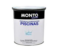 Montó Pintura al Clorocaucho piscinas hormigón Bricolovers/HTM (Blanco 4L)