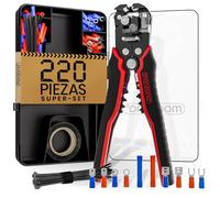 Alicate pelacables 3en1 set 220Pzs para cables 0,2-6 mm²