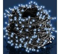 Monzana® Cadena de Luces Navidad 600 LED 60m Blanco Frío Exterior Interior Decoración Fiestas Luces Hadas