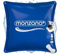 Monzana® Cojín Piscina Invierno XL 120x120cm Cojín Aire PVC Accesorio Protector Resistente Cloro Válvula Seguridad Kit Reparación Set a Elegir