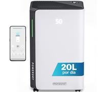 MONZANA® Deshumidificador Eléctrico 20L/día Habitación 20-30m² Pantalla LED Purificador Aire Temporizador 24h Antihumedad Hogar WiFi Smart Home App