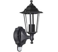 Monzana® Farol de jardín Krysante con Sensor de Movimiento 60W Antracita Lámpara rústica de Pared para Patio terraza