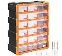 Organizador herramientas tornillos 18 compartimentos