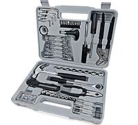 Monzana Set de 141 Herramientas multiuso de acero Caja de herramientas universal y portátil Tool Kit