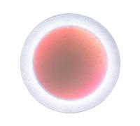 MoodMoon Round 85 Lámpara de Pared Blanco/ Rojo