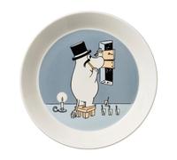 Moomin Arabia Plato Moomin Ø19 cm Papá Mumin Gris