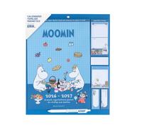 Moomin Calendario familiar 2027 - Calendario nevera 2027 | Planificador mensual para Cocina, Incluye IMAN, Con Pegatinas, Lista de la compra y Notas Adhesivas [De Sep.2026 a Dic. 2027]