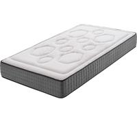 Colchón Hexacare 28cm,- Ergonómico - Independecia de lechos - Transpirable - Moonia Gray 90x200 cm