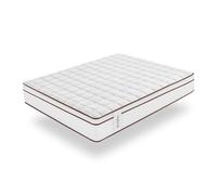 Moonia | Colchón Hybrid 30 cm Blanco | Multizonas de Confort | Tecnología Core Spring | Independencia de lechos | 150 x 190