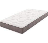 Moonia KingMaX Multizone, doble, colchón de espuma viscoelástica, suave/firme, blanco, 900 mm, 2000 mm
