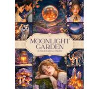 Moonlight Garden Junk Journal Pages: High-quality, Magical Night Fairy Craft Paper for Scrapbooking, Journaling, Collage Art, Card Making, ATC, Mixed Media, and more