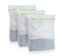 Moorle Bolsa de lavandería - Juego de 3 bolsas de 40 x 50 cm para lavadora