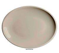 Moove Cream, plato ovalado, 31x24 cm - juego de 6 unidades