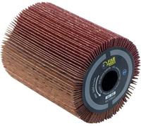 Mopa abrasiva, diámetro 80 mm, longitud 100 mm, grano A80, compatible con FARTOOLS REX80