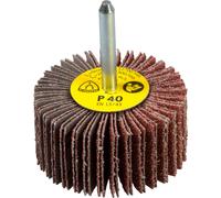 Mopa abrasiva KM 613, dimensiones (diámetro x altura x vástago) en mm: 30 x 10 x 6, granosidad: 40, unidad de venta: 10