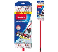 Mopa de suelo plana con funda para mopa y limpiador de pisos Vileda Ultramax XL