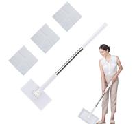 Mopa pequeña - Mini mopa para envolver telas, 70 cm de longitud, toallas faciales compatibles, limpiador de pisos portátil, para limpieza del hogar, apartamento, baño