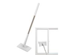Mopa portátil para polvo , con clip, mini fregona manos libres con cambio automático de tela y cabezal giratorio de 360°, mopas portátiles en seco y húmedo para el hogar, baño, cocina, suelo