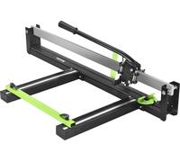 Mophorn: Cortador de baldosas manual de 800 mm, con posicionamiento láser preciso y superficie de goma antideslizante. Incluye una guía y un soporte. Adecuado para baldosas de cerámica y porcelana par