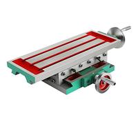 Mophorn Cruz Fresadora Compuesto 2 Ejes 4 Formas, Mesa de Trabajo Multifuncional 450X170mm 30KG, Mesa de Fresado Deslizante para Todos los Soportes de Perforación Fresadora de Banco
