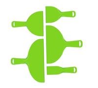 mophrati Juego de raspadores de pintura poliestireno resistencia para tareas eliminación difíciles, cuchillo llenado ABS, espátula para masilla, duradero, apto para ABS, verde