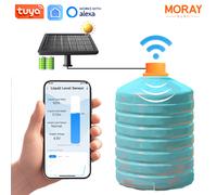 Moray ME201WSP Tuya Smartlife APP medidor de nivel de tanque de agua inalámbrico de energía Solar para Monitor de tanque de combustible de agua