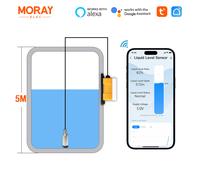 Moray ME202W 5M sumergible Tuya Smart Home medidor de nivel de alta precisión para medidor de Sensor de nivel de tanque de agua líquida 202UK5m