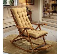 Morbuy Cojín para Tumbona de Jardín, Suave y Cómodo Cojín Reclinable Colchoneta Tumbona Exterior Ideal para Tumbonas, Sillas y Hamacas (53 * 53cm,Beige)
