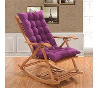 Morbuy Cojín para Tumbona de Jardín, Suave y Cómodo Cojín Reclinable Colchoneta Tumbona Exterior Ideal para Sala de Estar Tumbonas, Sillas y Hamacas (48x120cm,Púrpura)
