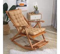 Morbuy Cojín para Tumbona de Jardín, Suave y Cómodo Cojín Reclinable Colchoneta Tumbona Exterior Ideal para Tumbonas, Sillas y Hamacas (48 * 160cm,Beige)