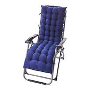 Morbuy Cojín para Tumbona de Jardín, Suave y Cómodo Cojín Reclinable Colchoneta Tumbona Exterior Ideal para Tumbonas, Sillas y Hamacas (Azul Real,48x170x8cm)