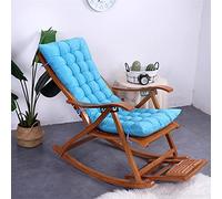Morbuy Cojín para Tumbona de Jardín, Suave y Cómodo Cojín Reclinable Colchoneta Tumbona Exterior Ideal para Sala de Estar Tumbonas, Sillas y Hamacas (48x120cm,Azul Claro)