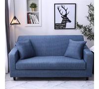 Morbuy-shop Funda para Sofá Elástica 1 2 3 4 plazas, Universal Chaise Longue Brazos Cubierta de Sofá Cubre Sofá Funda Furniture Protector Antideslizante (Azul Marino,2 plazas - 145-185cm)