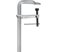 Mordaza de apriete Bessey, completamente de acero, con una capacidad de sujeción máxima de 500 mm y una longitud de apriete de 175 mm, con mordazas pasantes. Modelo: STB50M