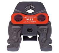 Mordaza de presión Rothenberger Compact M, 22 mm, sistema M, para metales y metales no ferrosos - 015154X