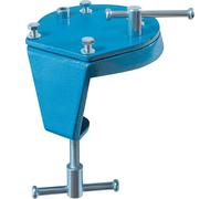 Mordaza para fijación, para mesas de 10-60 mm de grosor, mordazas de 120 mm, tamaño 115/120 mm, marca HEUER