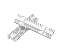 Mordazas de sujeción en V de aleación de aluminio para tornillo de banco, 4 imanes por mandíbula, antideslizante con patrón de espiga, para tubos y cilindros, 4"/5"/6"/8"(5 pulgadas)