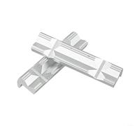 Mordazas duras de tornillo de fresado CNC, 1 par de accesorios de aleación de aluminio tipo V con imanes para tornillo de banco de mesa, placas de mandíbula suave de 4 a 8 pulgadas para ingenieros (5