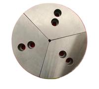 Mordazas hidráulicas en forma de abanico de 10 pulgadas con 3 mordazas blandas adecuadas for mandriles hidráulicos y neumáticos(10 inch 80mm high)