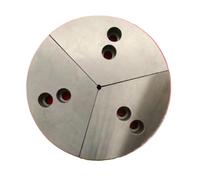 Mordazas hidráulicas en forma de abanico de 8 pulgadas con 3 mordazas blandas adecuadas for mandriles hidráulicos y neumáticos(8 inch 50mm high)