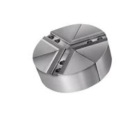 Mordazas sectoriales hidráulicas de 10 pulgadas, 3 mordazas tipo panqueque suaves for mordazas de mandril, paso 1,5, altura 50/60/80 mm