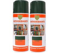 MORE FREE-Pintura Spray Antioxidante Verde Carruaje 400 Ml para las Superficies de Metal, Hierro y Aluminio,Pack de 2 Unidad