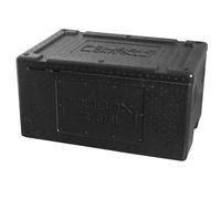 MORI 2A - Contenedor polibox-Cristal de Poliestireno para GN 1/1, color negro, poliestireno