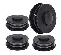 Moritale Bobina de Hilo para Einhell Akku GC-ET 4530 RTV 400 RTV 550 RTV 550/1 línea de Carretes Repuestos Desbrozadora (4 piezas)