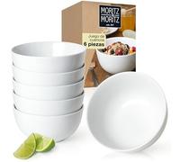 Conjunto de 6 cuencos blancos Moritz & Moritz BASIC